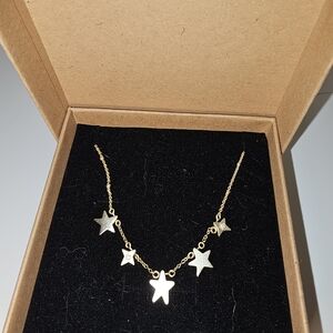 Kendra Scott Gold Star Necklace with Unbranded Box.